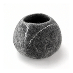 Gefilzte Schale in Kieseloptik