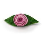 gefilzte Haarspange "Rose"